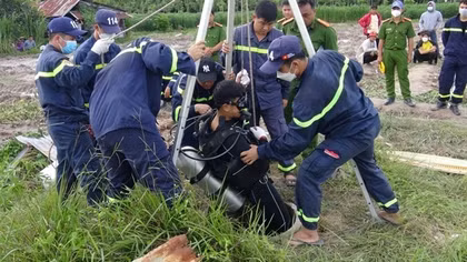 Xuống giếng tắm, người đàn ông tử vong