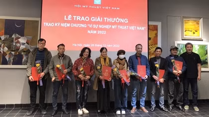 Trao 116 giải thưởng Mỹ thuật Việt Nam năm 2022
