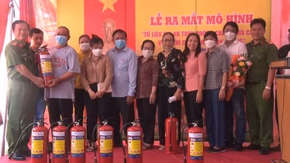 Thí điểm mô hình Tổ liên gia an toàn PCCC và điểm chữa cháy công cộng