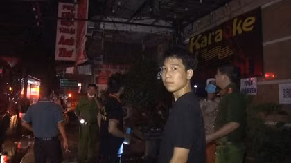 Dập tắt đám cháy quán karaoke tại Đồng Nai