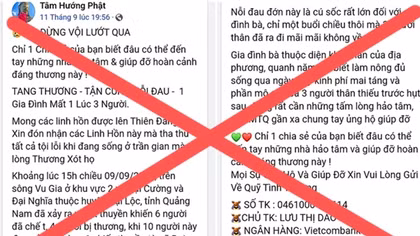 Thông tin lật thuyền khiến 6 người chết tại Quảng Nam là lừa đảo, trục lợi tiền từ thiện