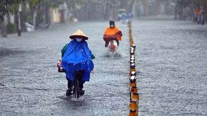 Cả nước nhiều nơi mưa tầm tã