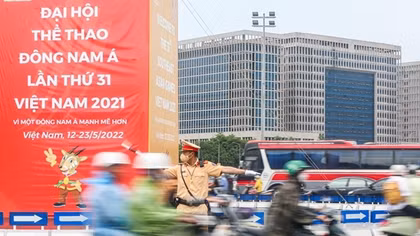 CSGT Hà Nội xử phạt hơn 5.000 lái xe vi phạm trong dịp SEA Games 31