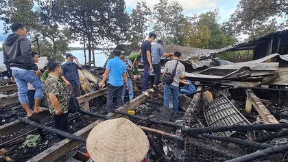 Người đàn ông bị tai biến tử vong trong căn nhà cháy