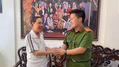 Cụ ông gửi thư cảm ơn Công an phường