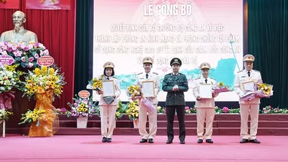 Công an tỉnh Hòa Bình thành lập Phòng An ninh mạng và phòng chống tội phạm sử dụng Công nghệ cao