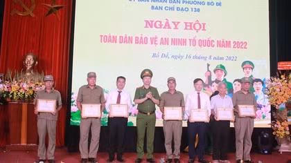 Tưng bừng Ngày hội toàn dân bảo vệ an ninh Tổ quốc tại phường Bồ Đề