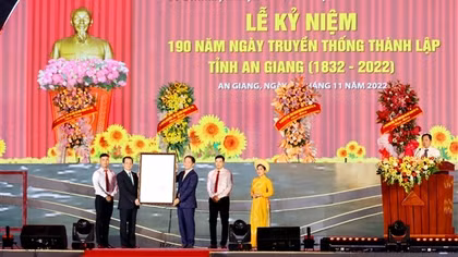 Kỷ niệm trọng thể 190 năm thành lập tỉnh An Giang