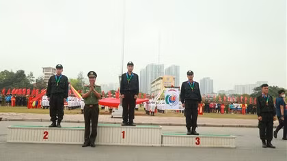 Bế mạc, trao thưởng Hội thao Bộ Tư lệnh CSCĐ năm 2022