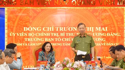 Bộ Công an phối hợp với Ban Tổ chức Trung ương xây dựng các cơ sở dữ liệu liên quan