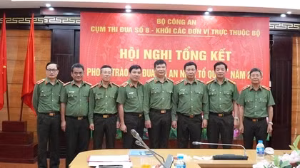 Tổng kết thi đua Cụm thi đua số 8 - Khối các đơn vị trực thuộc Bộ trưởng năm 2022