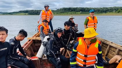 Tìm thấy thi thể người đàn ông dưới lòng hồ thủy điện