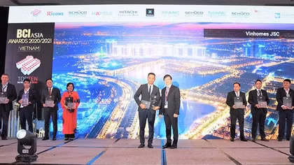Vinhomes được vinh danh Top 10 tại BCI Asia Awards
