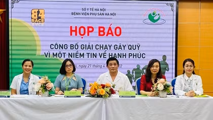 Giải chạy gây quỹ cho các cặp vợ chồng mắc bệnh lý di truyền
