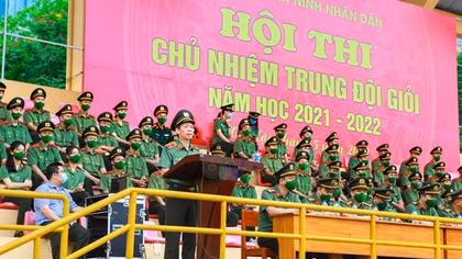 Học viện ANND tổ chức Hội thi Chủ nhiệm trung đội giỏi