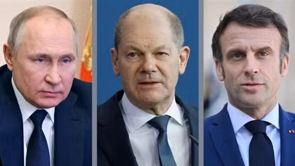 Ông Putin cảnh báo lãnh đạo Đức, Pháp không gửi vũ khí cho Ukraine