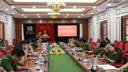 Bộ Công an đánh giá ngoài chất lượng cơ sở giáo dục nghề nghiệp tại Trường Cao đẳng CSND I