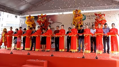Khánh thành đường Đinh Thị Thi tại Van Phuc City