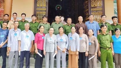 Ra mắt mô hình “Phật tử tham gia phòng, chống tội phạm, bảo đảm ANTT”
