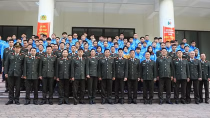 Đoàn Thể thao CAND xuất quân dự Đại hội Thể thao toàn quốc lần IX