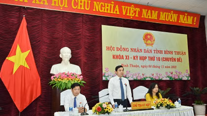 Miễn nhiệm Chủ tịch UBND tỉnh Bình Thuận Lê Tuấn Phong