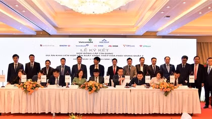 Vietcombank là đầu mối cấp tín dụng 35 nghìn tỷ đồng cho Hòa Phát Dung Quất 2