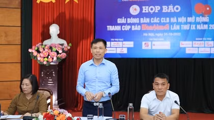 Hơn 300 tay vợt chuẩn bị khởi tranh giải Cúp báo Hà Nội mới