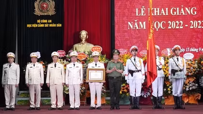 Xây dựng Học viện CSND ngày càng chính quy, tinh nhuệ, hiện đại