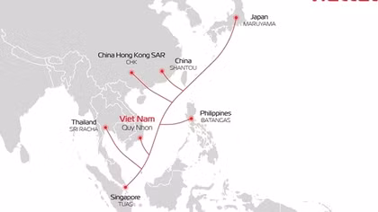 Viettel công bố cập bờ tuyến cáp ADC, băng thông lớn nhất Việt Nam