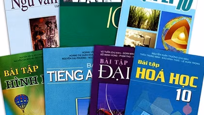 Bộ Giáo dục và Đào tạo phê duyệt 44 sách giáo khoa lớp 10