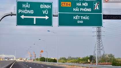 Từ 5/5, cao tốc Hà Nội - Hải Phòng chỉ thu phí không dừng