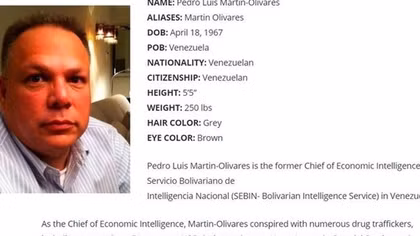 Cựu giám đốc tình báo Venezuela dính nghi án buôn lậu ma túy