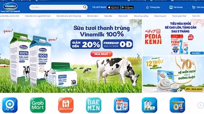 Vinamilk có 5 nhãn hiệu lọt Top thương hiệu sữa và sản phẩm từ sữa được chọn mua nhiều nhất