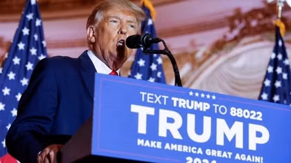 Cựu Tổng thống Donald Trump chính thức tuyên bố tranh cử năm 2024