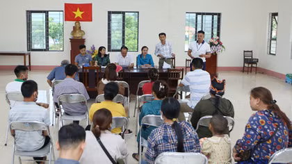 Hỗ trợ các hộ gia đình bị thiệt hại do doanh nghiệp làm ảnh hưởng môi trường