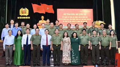 Hội thảo về xây dựng lực lượng CAND