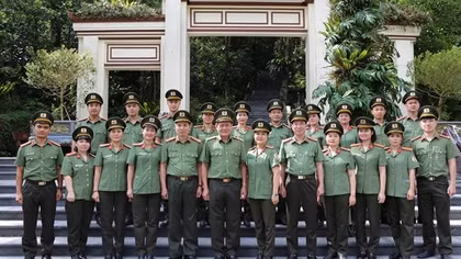 Cụm thi đua số 2, Bộ Công an tổ chức hoạt động về nguồn