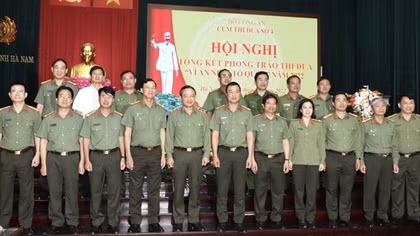 Cụm thi đua số 4 tổng kết phong trào thi đua "Vì an ninh Tổ quốc"