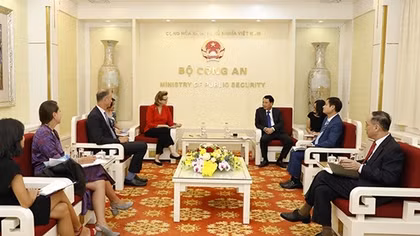 Thúc đẩy quan hệ tốt đẹp giữa Bộ Công an Việt Nam - UNDP