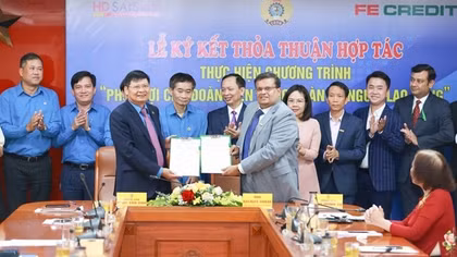 FE CREDIT cùng Tổng Liên đoàn Lao động Việt Nam triển khai gói vay ưu đãi 10.000 tỷ đồng dành cho công nhân