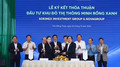NovaGroup và Sokimex cam kết đầu tư, phát triển dự án khu đô thị BLUE DRAGON