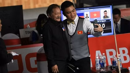 Cơ thủ Việt Nam vinh hạnh khi được thi đấu với huyền thoại Billards thế giới