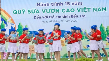 Những khoảnh khắc đẹp trên hành trình của Quỹ sữa Vươn cao Việt Nam năm thứ 15