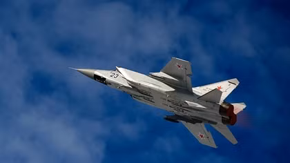 Tiêm kích đánh chặn MiG-31 của Nga rơi