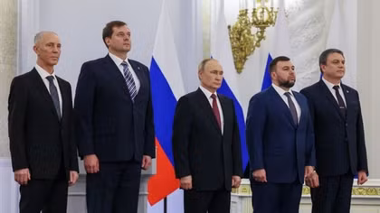 Tổng thống Putin chính thức tuyên bố sáp nhập 4 tỉnh Ukraine vào Nga