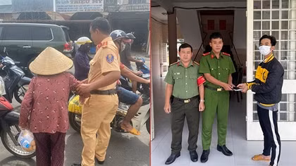 Lan toả nhiều hành động đẹp về người chiến sĩ Công an