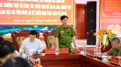 Nghệ An cần sớm tháo gỡ những khó khăn, vướng mắc để thực hiện Đề án 06 đạt hiệu quả cao nhất