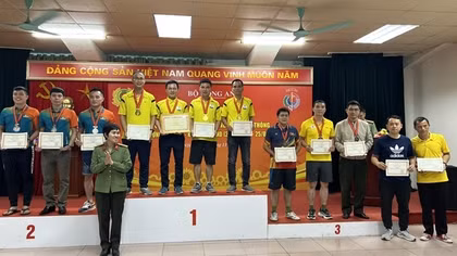 Bế mạc Hội thao thao kỷ niệm 75 năm Ngày truyền thống lực lượng Hậu cần- Kỹ thuật CAND