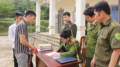 Chuyện về chiến sỹ Công an Mường Vang