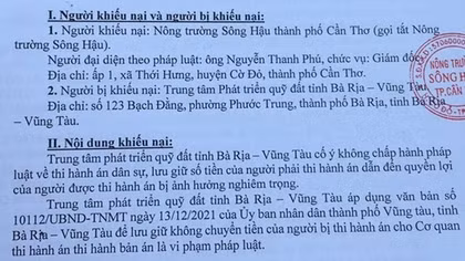 Ai làm chậm trễ bản án 15 năm chưa thi hành án?